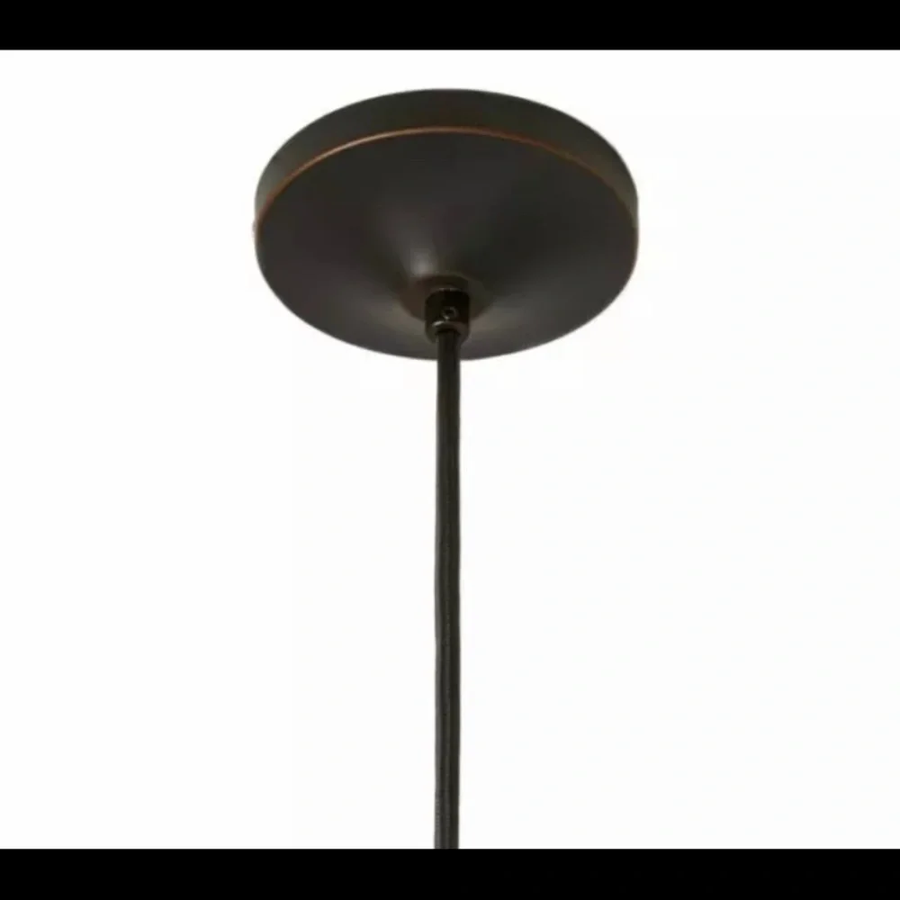 NEW Pottery Barn Paxton Hand Blown Glass Pendant, Short Shade (8" High) - Picture 3 of 4